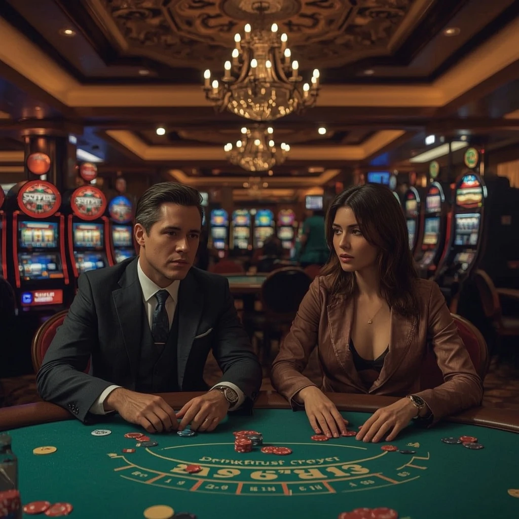Deux joueurs de poker au SuperNova Casino